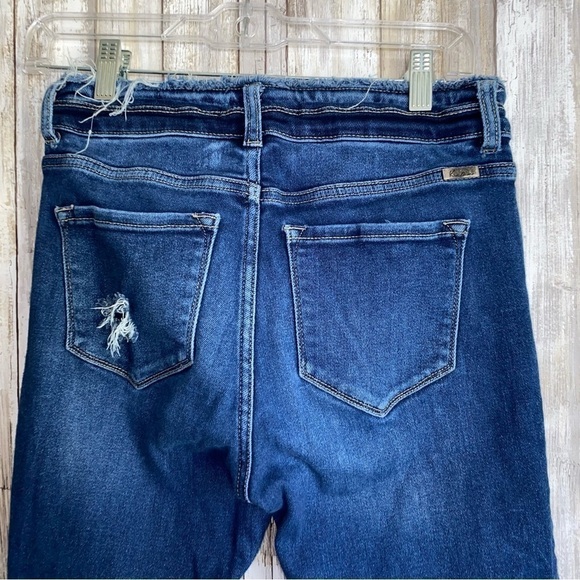 Kancan Distressed Ankle Fray Jeans - Picture 6 of 9